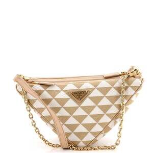 Prada Double Symbole Triangle Bag #331379P22B